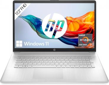 Notebook HP-17-cp0280ng, 17,3" FHD Display , AMD Ryzen 7 5700U / 16GB DDR4 RAM / 512GB SSD