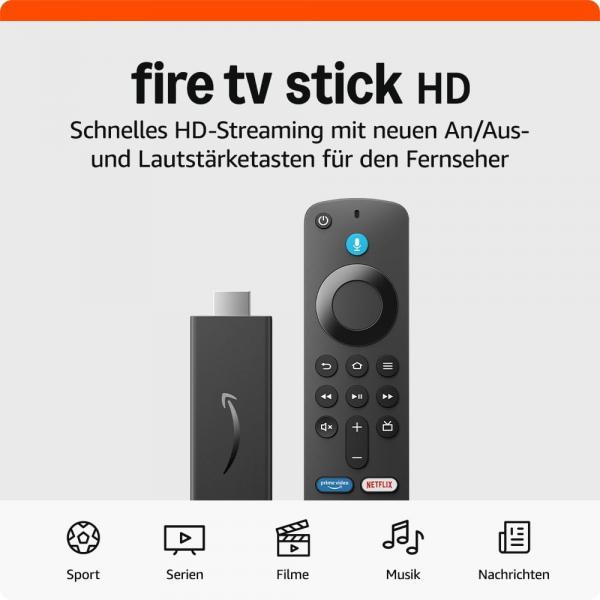 Amazon Fire TV Stick mit Alexa Sprachfernbedienung
