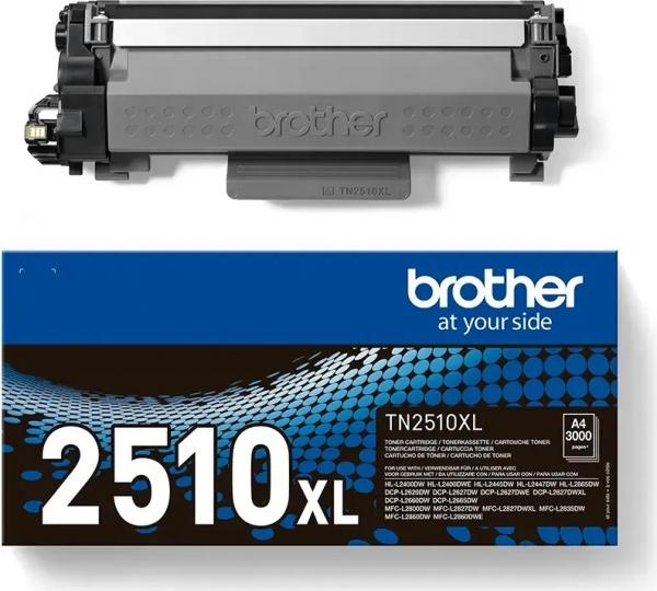 Toner Brother TN-2510XL schwarz f. ca. 3000 Normseiten